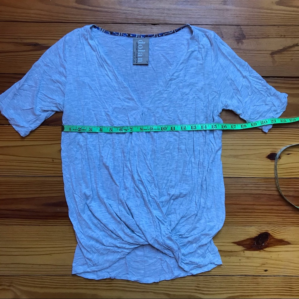 Anthro Dolan Left Coast Collection Grey Top, EUC S - Picture 6 of 11